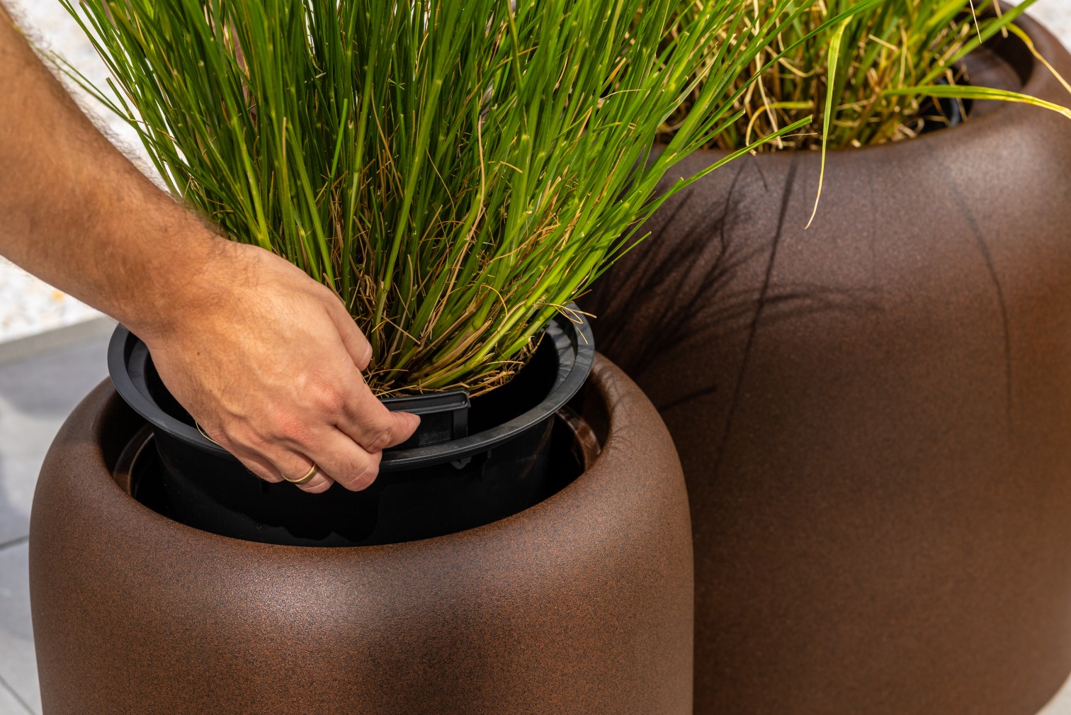 Donice ogrodowe z wkładem